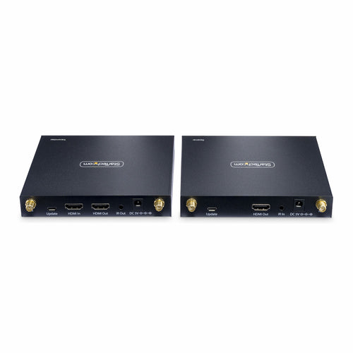 StarTech.com Wireless HDMI Extender, 4K 60Hz, Transmitter and Receiver Kit, Up to 165ft (50m), No Line-Of-Sight Required, IR Extension, Includes Mounting Kit