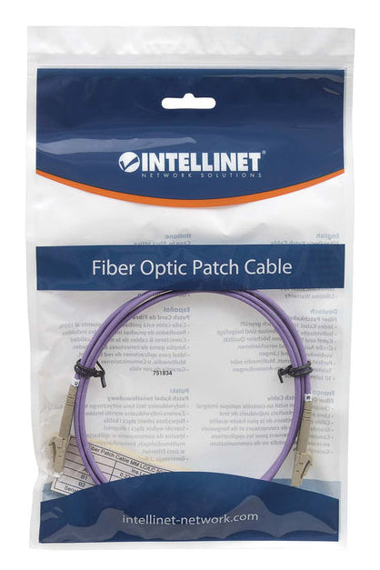 Intellinet 752268 InfiniBand/fibre optic cable 5 m LC MMF Violet