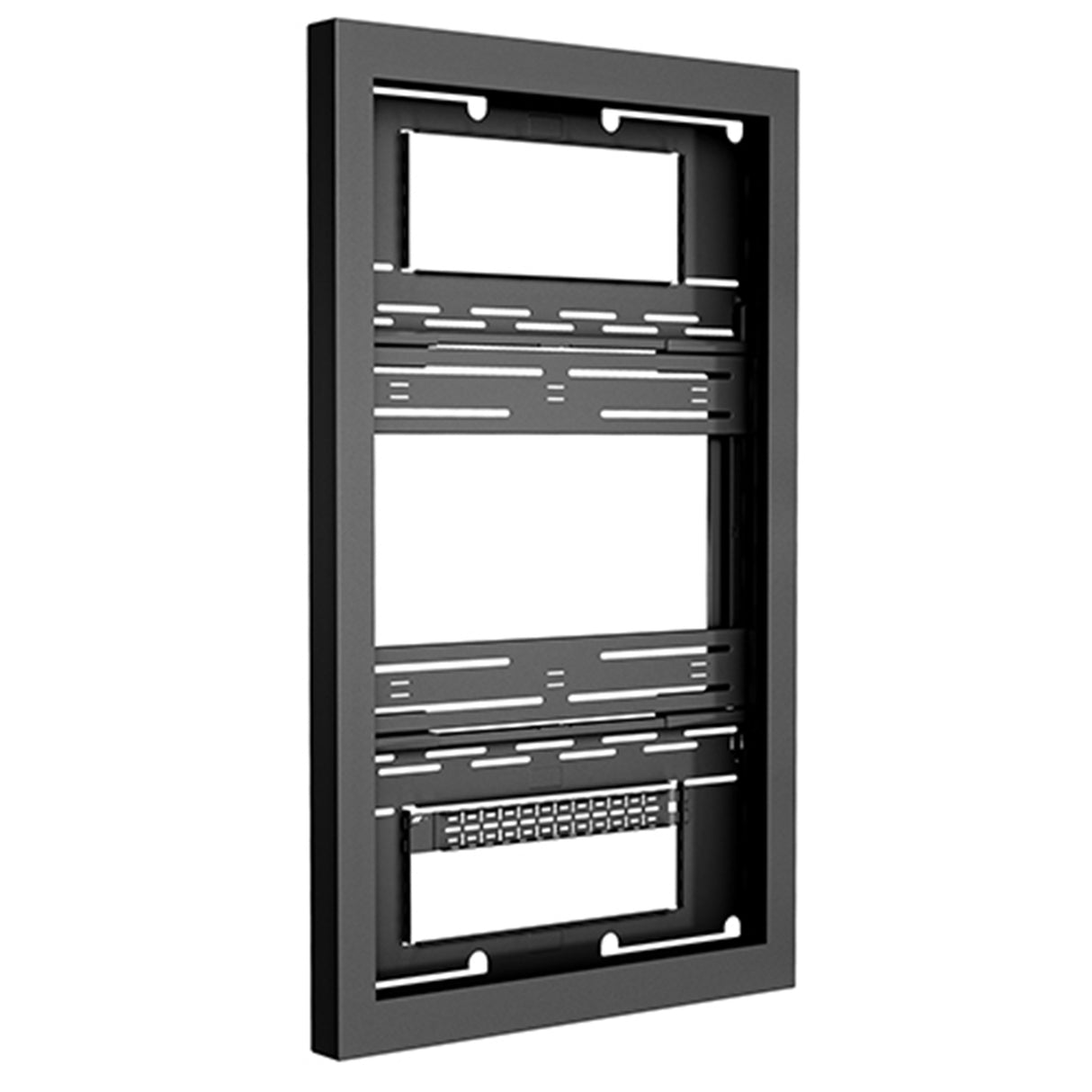 Chief ImpactTM On-Wall Kiosk - Portrait 43 Inch Black