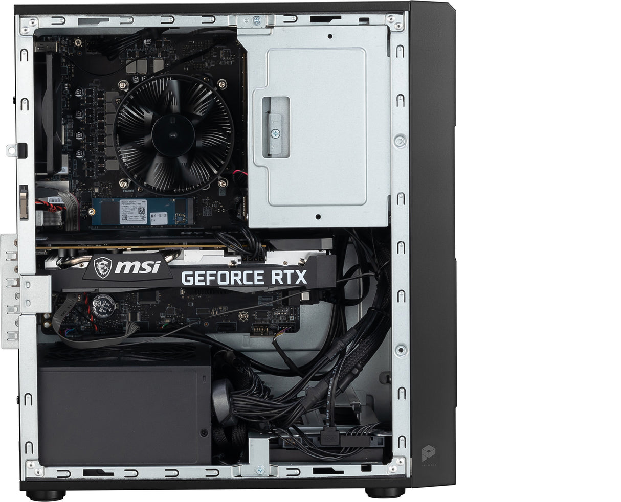 MSI Pro DP180 13NUC-225US PC Intel® Core™ i7 i7-13700F 16 GB DDR4-SDRAM 2 TB SSD NVIDIA GeForce RTX 4060 Windows 11 Home Desktop Black