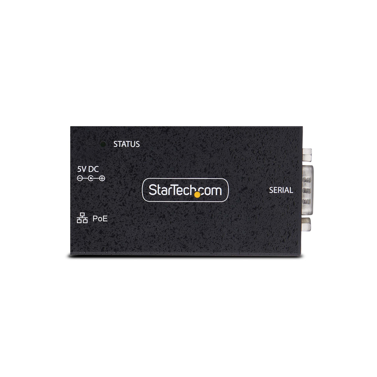 StarTech.com 1-Port Serial to Ethernet Adapter, 802.3af PoE IP Serial Device Server For Remote RS232 Devices, Wall/DIN Rail Mountable, RJ45 LAN to DB9 Serial Converter, TAA