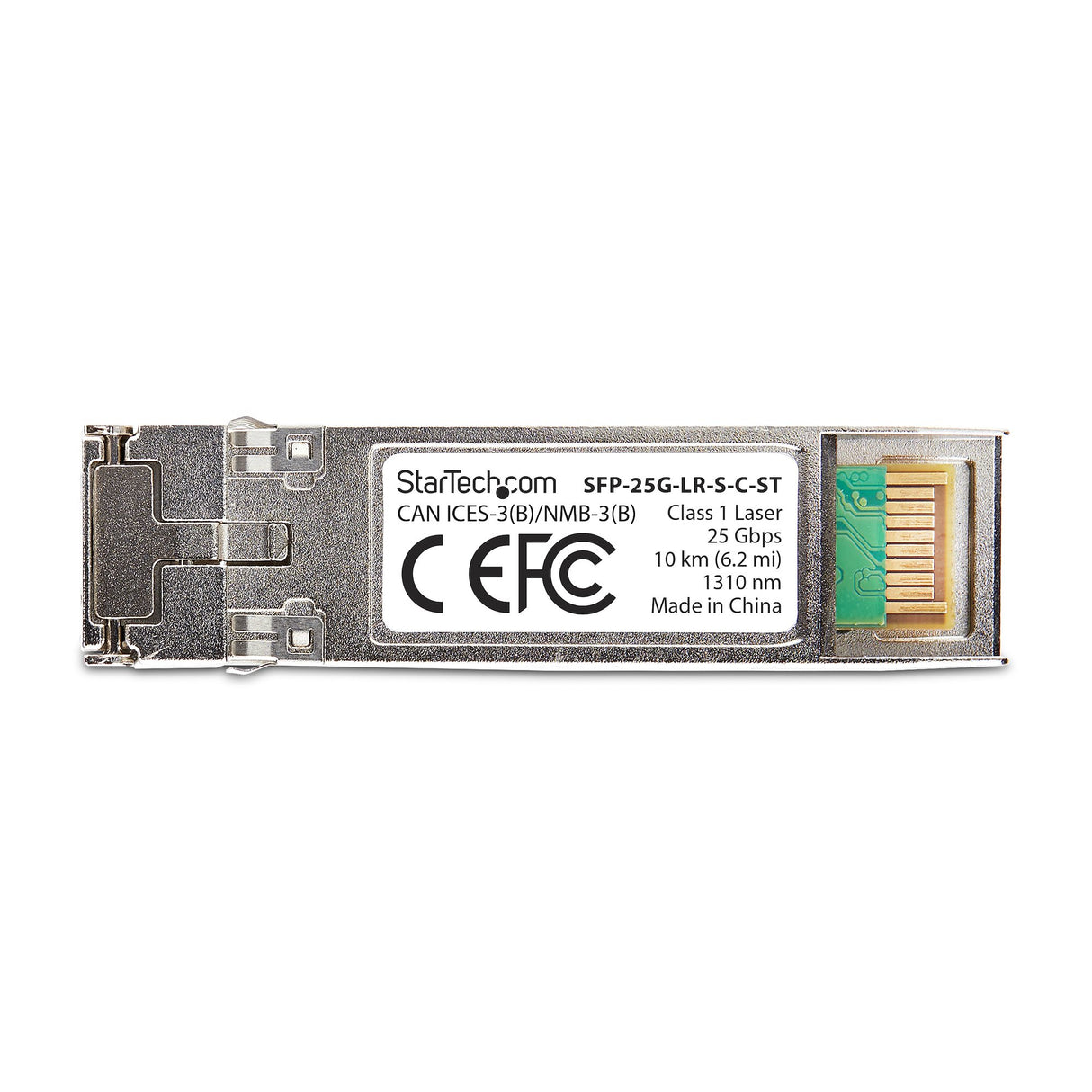 StarTech.com Cisco SFP-25G-LR-S Compatible SFP28 Module, 25Gbps Single Mode Fiber (SMF), 10km (6.2mi), LC Connector, 1310nm, MSA 25 Gigabit Optical Transceiver