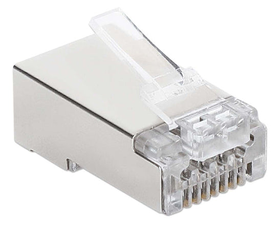 Intellinet 791366 wire connector RJ-45 Silver, Transparent