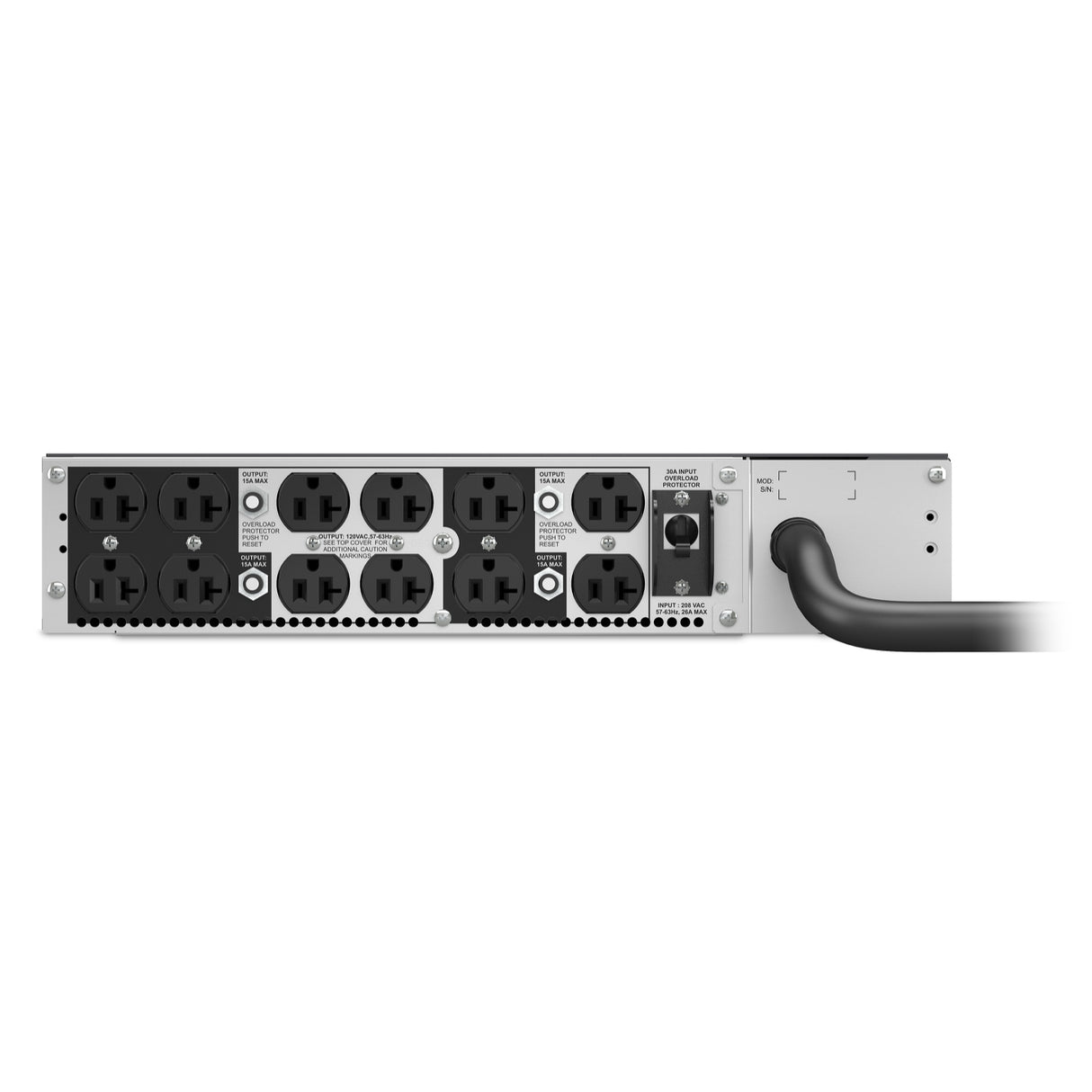 APC SRTL5KRMTF uninterruptible power supply (UPS) Double-conversion (Online) 5 kVA 5000 W 12 AC outlet(s)