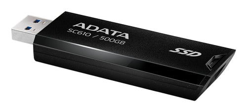 ADATA SC610 500 GB USB Type-A 3.2 Gen 2 (3.1 Gen 2) Black