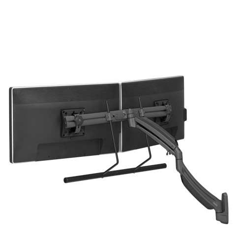 Chief KontourTM K1W Dynamic Wall Mount, Dual Monitor Array - K1W22HB