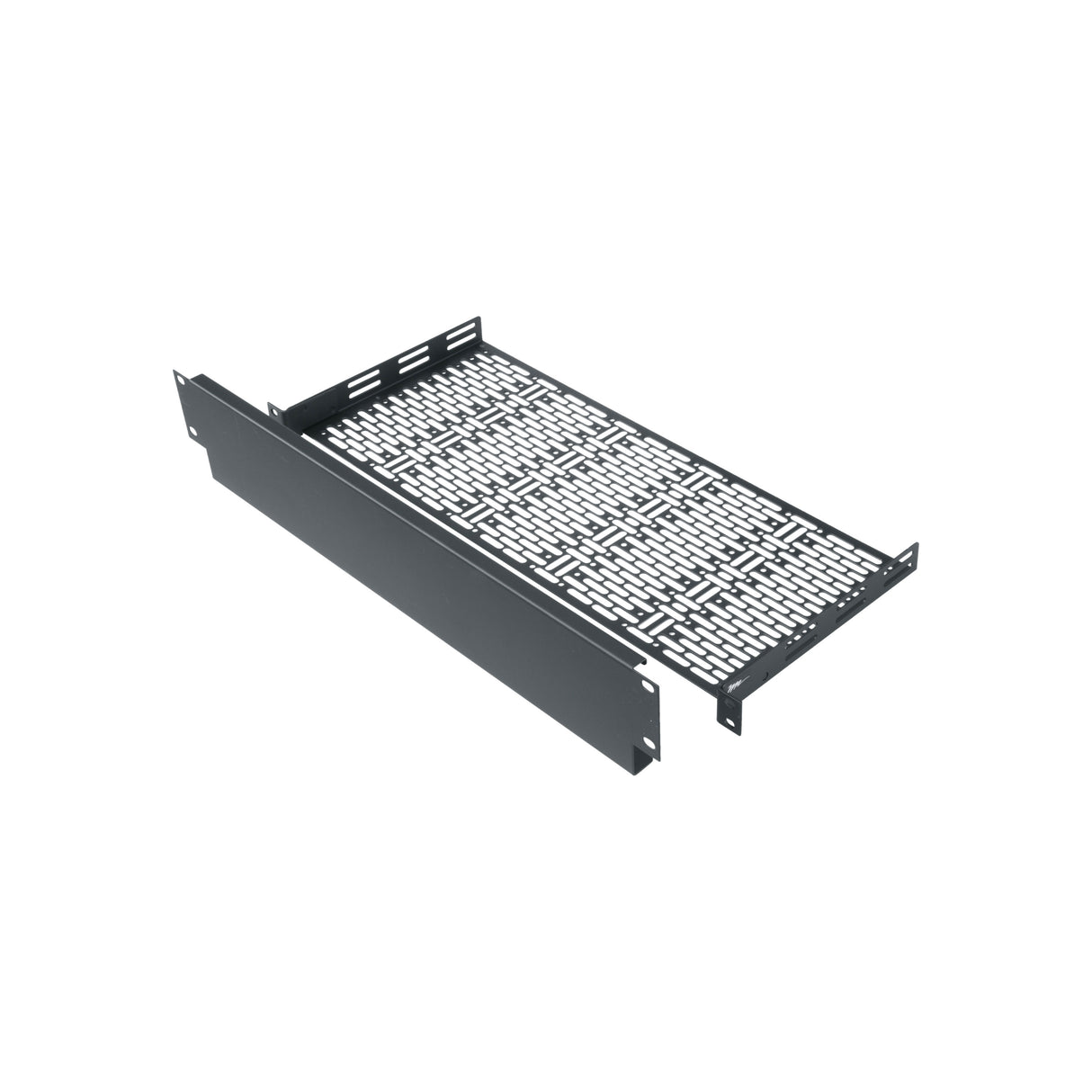 Middle Atlantic 1 RU UFA Rackshelf, 8 Inches Deep with 2 RU Faceplate