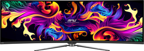 MSI MPG 491CQPX QD-OLED computer monitor 124.5 cm (49") 5120 x 1440 pixels Dual QHD Black