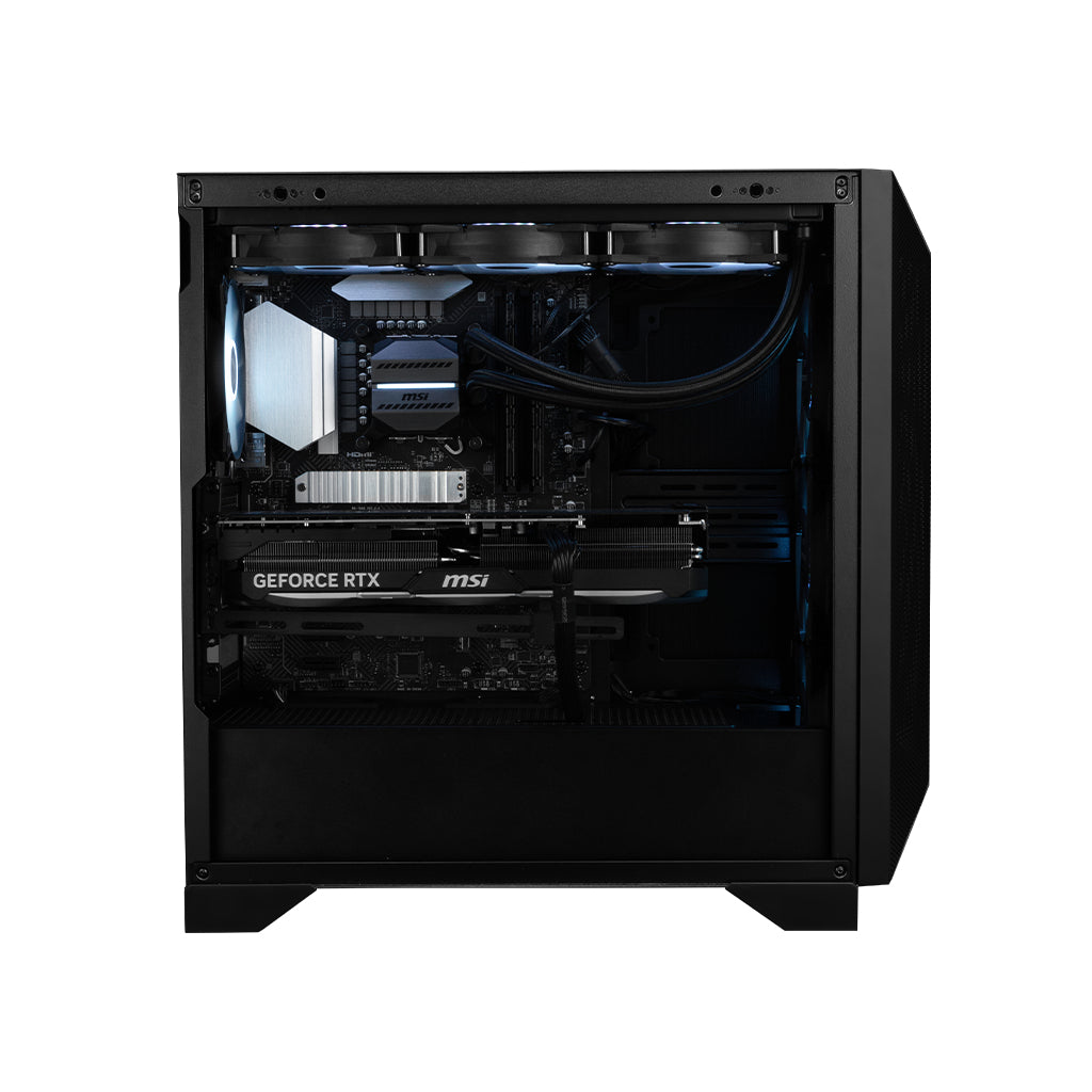 MSI Aegis RS2 AI C2NVP7-1444US Intel Core Ultra 7 265K 32 GB DDR5-SDRAM 2 TB SSD NVIDIA GeForce RTX 5070 Windows 11 Home Desktop PC Black