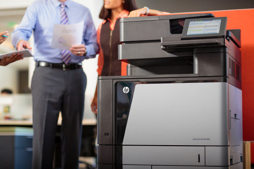 HP Color LaserJet Enterprise Flow LaserJet Enterprise Flow M880z Multifunction Color Printer, Ethernet Only; Copier, Scanner
