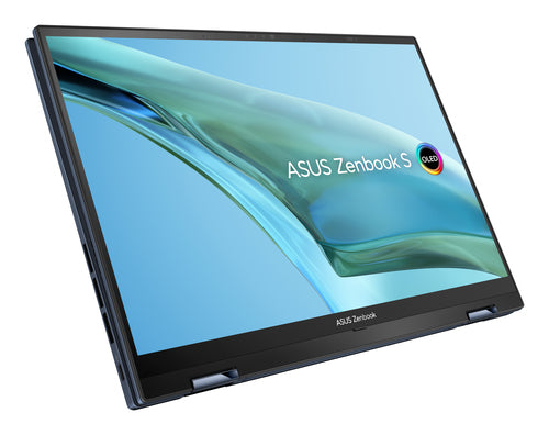 ASUS Zenbook S13 Flip OLED UP5302ZA-XB71T-CA Intel® Core™ i7 i7-1260P Hybrid (2-in-1) 33.8 cm (13.3") Touchscreen 2.8K 16 GB LPDDR5-SDRAM 1 TB SSD Wi-Fi 6E (802.11ax) Windows 11 Pro Blue
