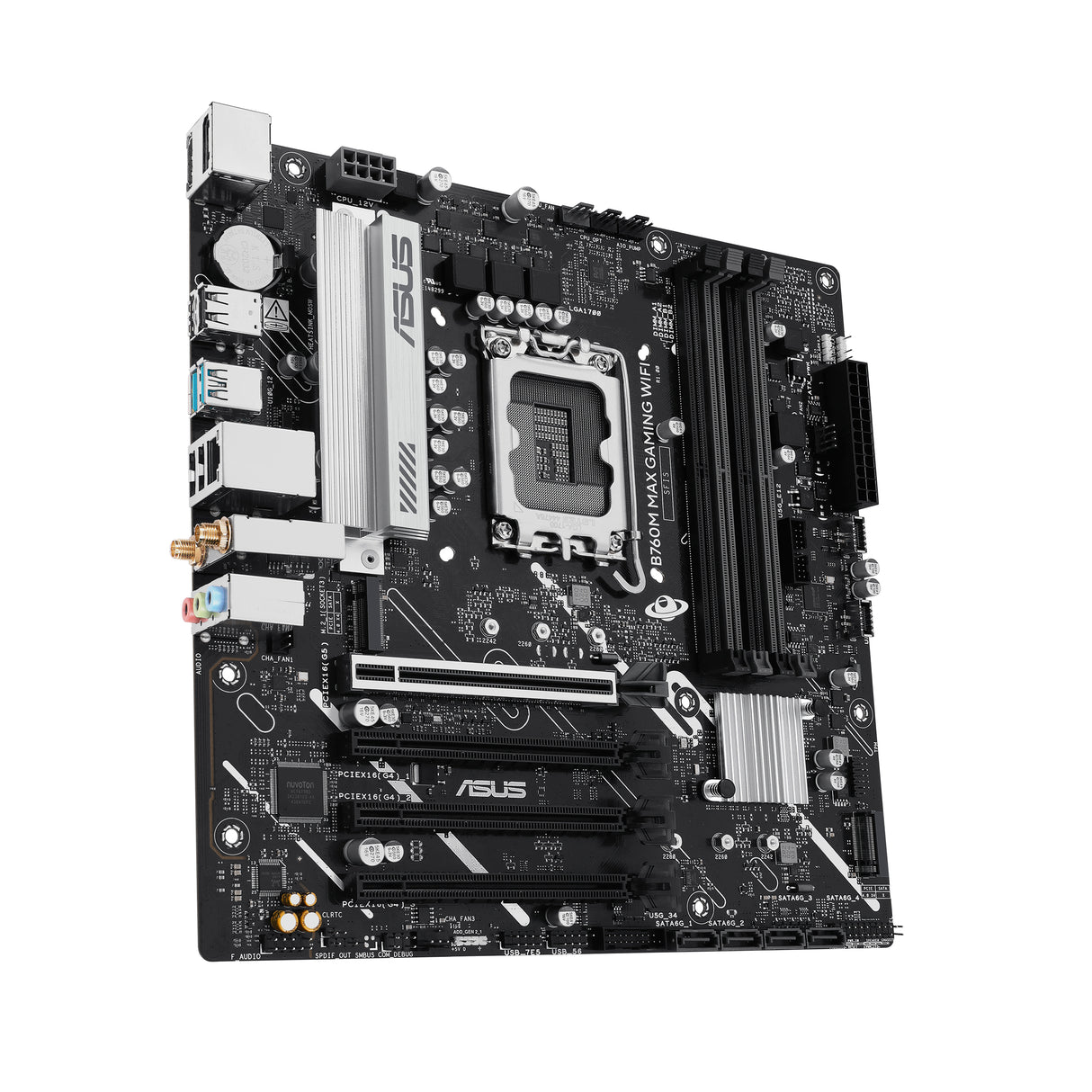 ASUS B760M MAX GAMING WIFI Intel B760 LGA 1700 micro ATX
