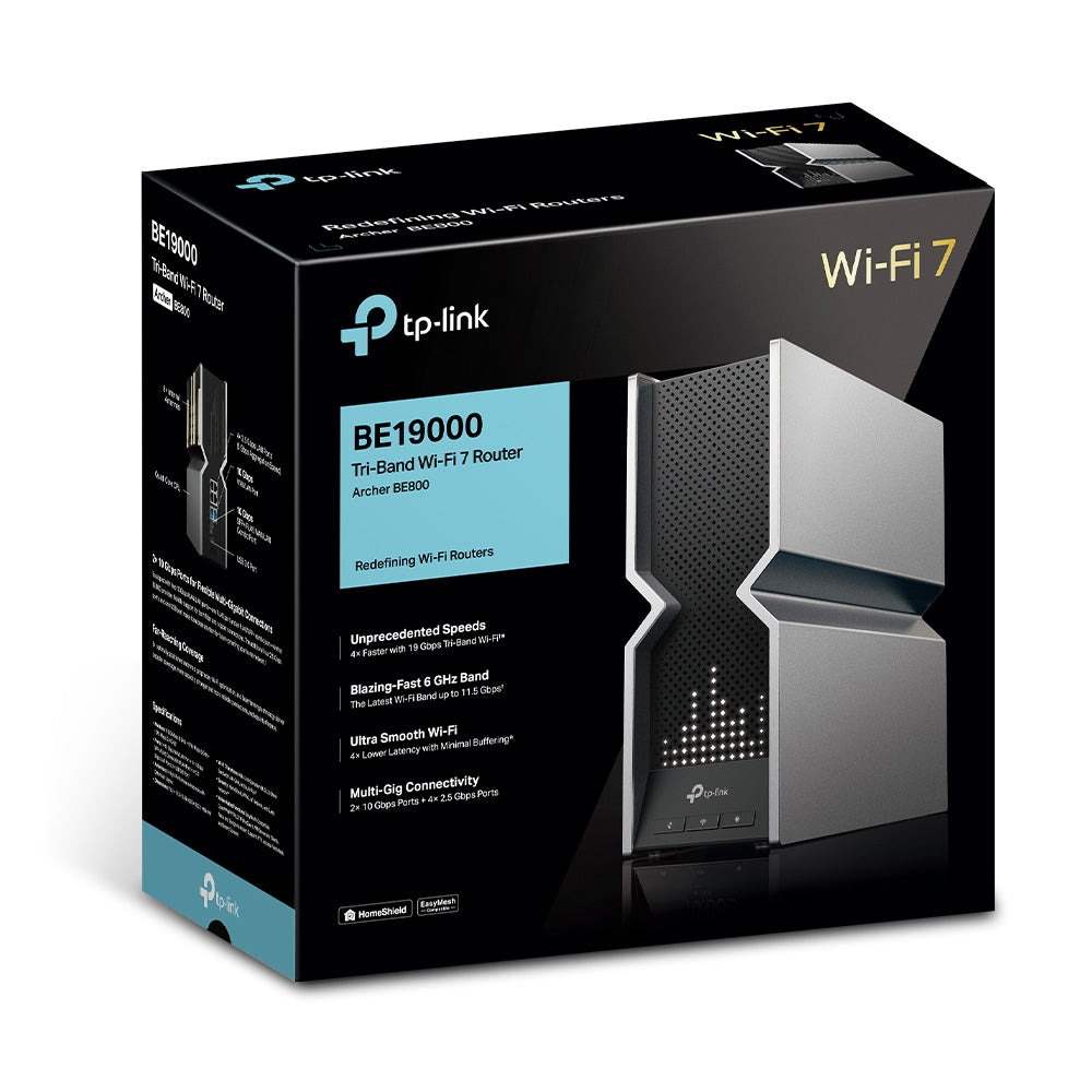 TP-Link Archer BE19000 Tri-Band Wi-Fi 7 Router