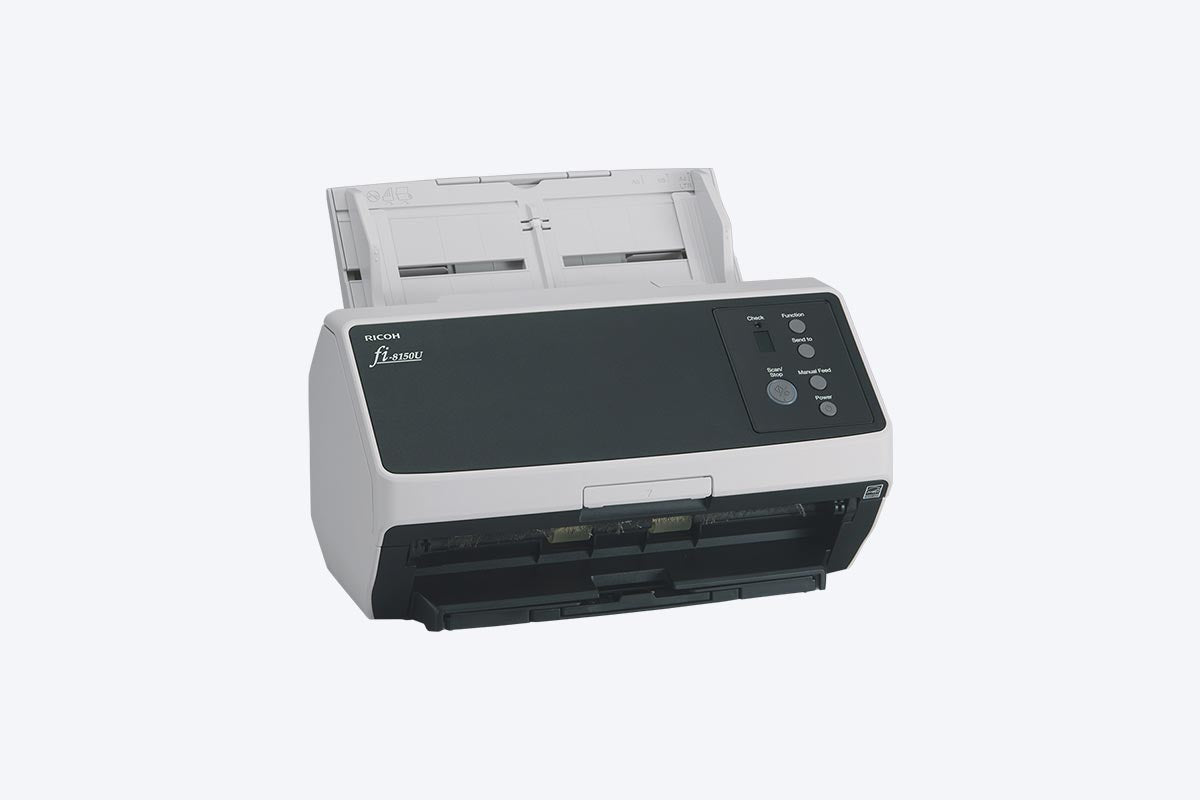 Ricoh FI-8150U ADF + Manual feed scanner 600 x 600 DPI A4 Black, White