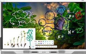 SMART Technologies RX265 interactive whiteboard 165.1 cm (65") 3840 x 2160 pixels Touchscreen White USB / Bluetooth
