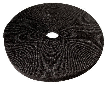 Primewired Velcro Cable Tie, Nylon, 16mm wide, 25m roll, Black