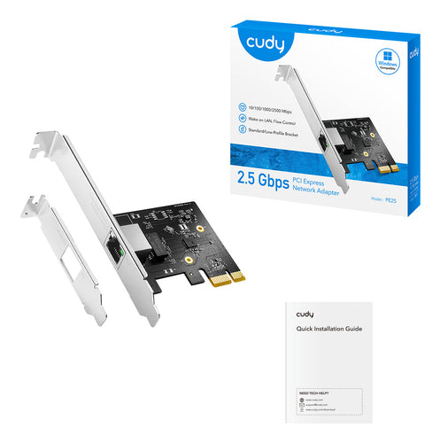 Cudy PE25 network card Internal Ethernet 2500 Mbit/s