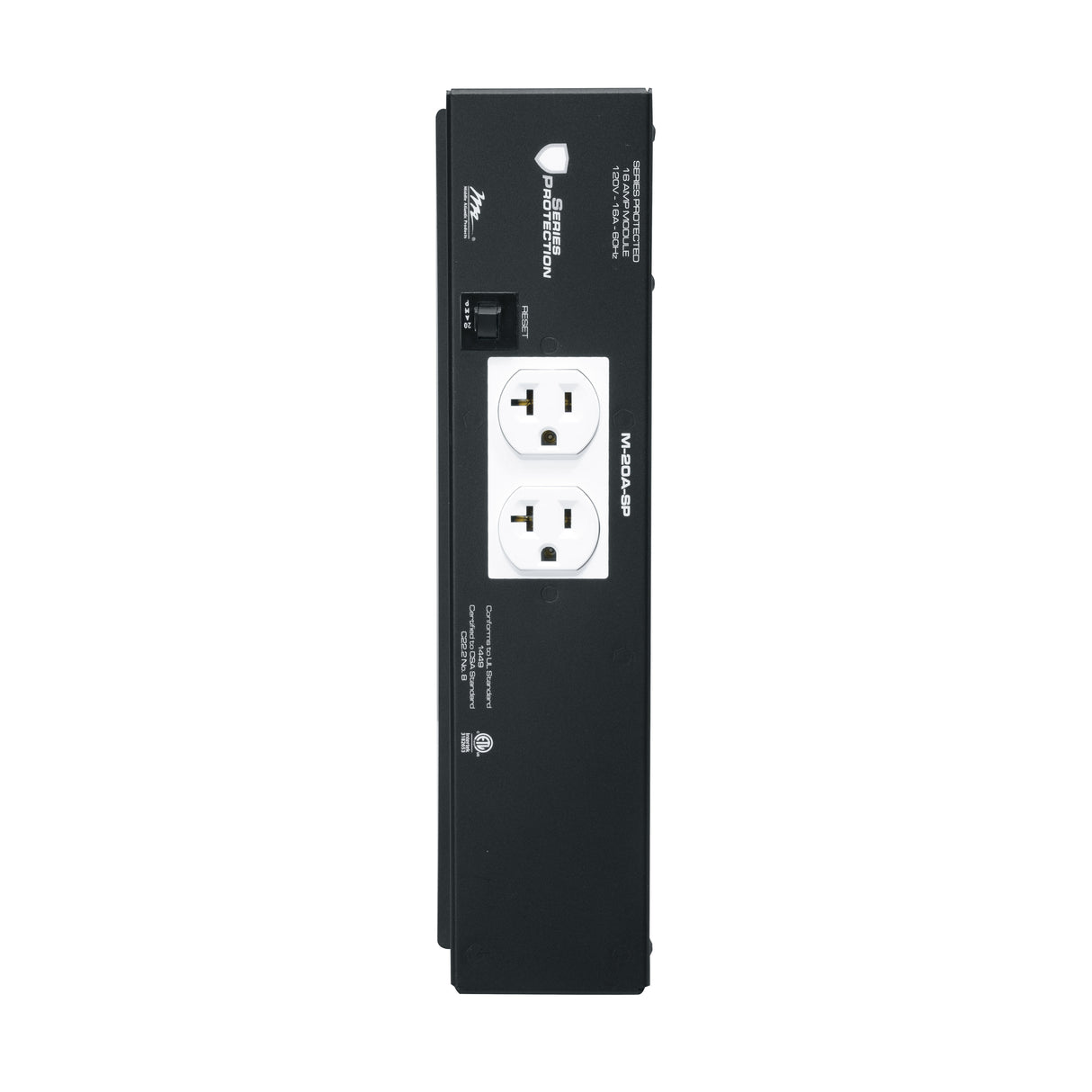 Middle Atlantic M-20A-SP power distribution unit (PDU) 2 AC outlet(s) Black