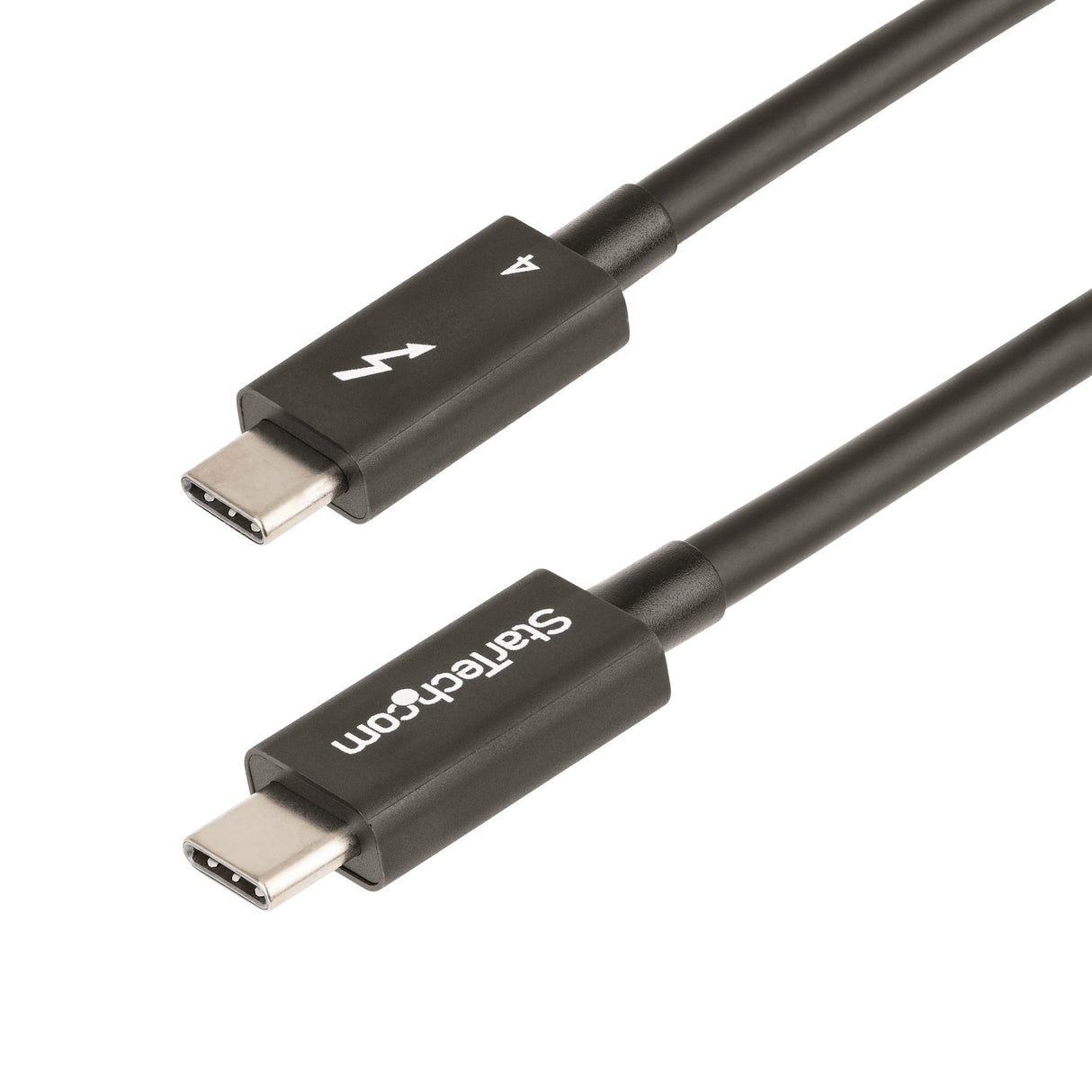 StarTech.com 3.3ft (1m) Thunderbolt 4 Cable - 40Gbps - 100W PD - 4K/8K Video - Intel-Certified Thunderbolt Cable - Compatible w/ USB4/Thunderbolt 3/USB 3.2/USB Type-C/DisplayPort