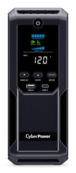 CyberPower LCD Intelligent uninterruptible power supply (UPS) Line-Interactive 1.35 kVA 815 W 12 AC outlet(s)