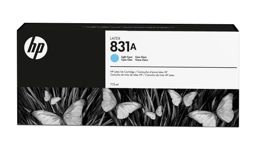 HP 831A 775-ml Light Cyan Latex Ink Cartridge