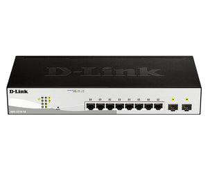 D-Link 10-Port Gigabit Smart Managed Switch with 2 SFP ports