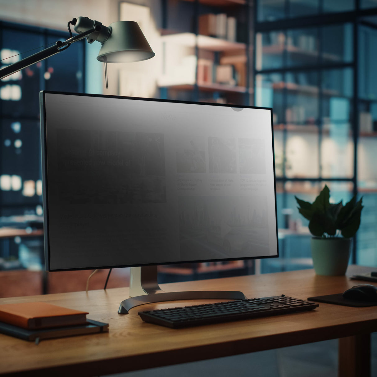 StarTech.com 31.5-inch 16:9 Computer Monitor Privacy Screen, Anti-Glare Privacy Filter w/Blue Light Reduction, Monitor Screen Protector w/+/- 30 Deg. Viewing Angle
