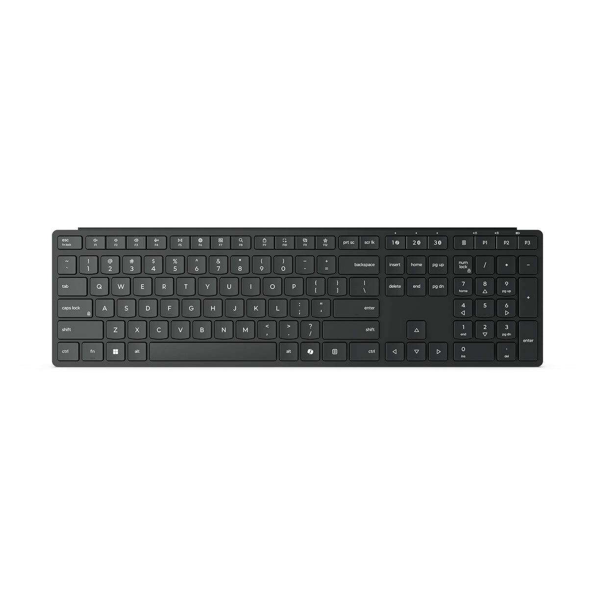 Lenovo 4Y41S04682 keyboard Home/Office RF Wireless + Bluetooth Latin American Spanish Black
