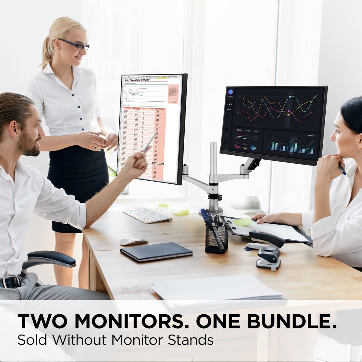 Viewsonic VG Series VG2448A-2_H2 computer monitor 61 cm (24") 1920 x 1080 pixels Full HD LED Black