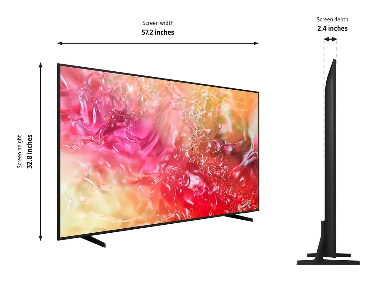 Samsung HU7010F HG65U701FNF 165.1 cm (65") 4K Ultra HD Smart TV Grey 20 W