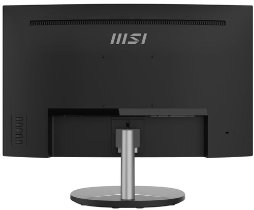 MSI Pro MP241CA 23.6 Inch Curved Monitor, 1500R, Full HD (1920 x 1080), 75Hz, VA, 4ms, FreeSync, HDMI, DiplayPort, Built-in Speakers, Anti-Glare, Anti-Flicker, Less Blue light, TÜV Certified, VESA, Kensington, Black