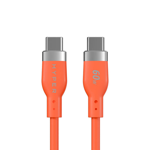 Targus HyperJuice Flex USB cable USB 2.0 1.5 m USB C 0.48 Gbit/s 60 W Orange