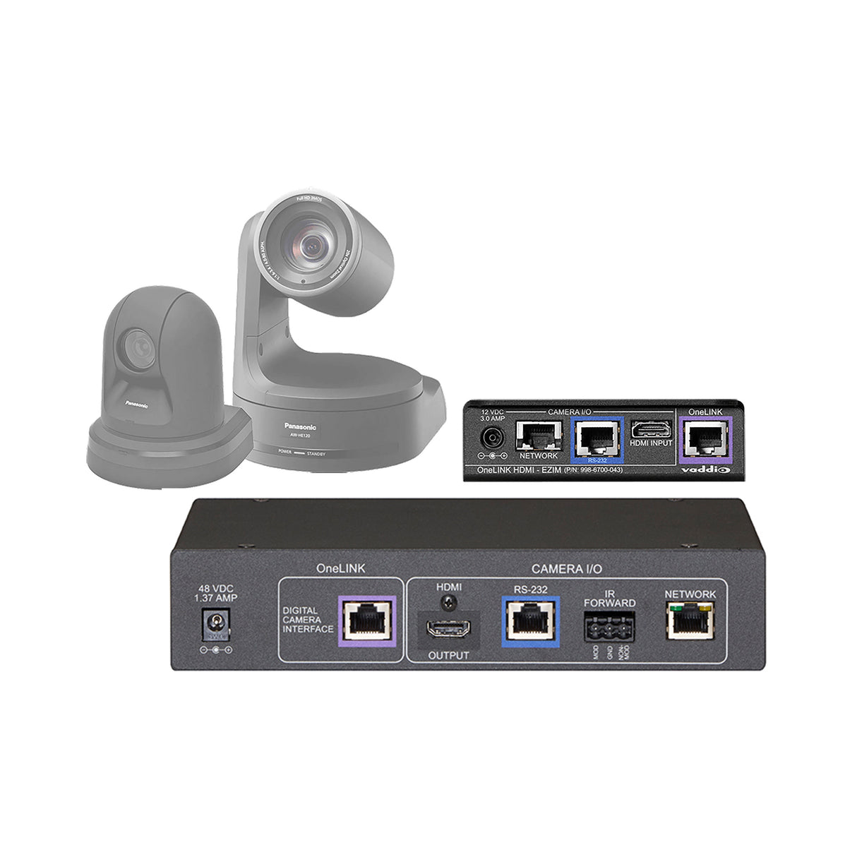 Vaddio OneLINK HDMI Extension for Sony and Panasonic HE-Series Cameras