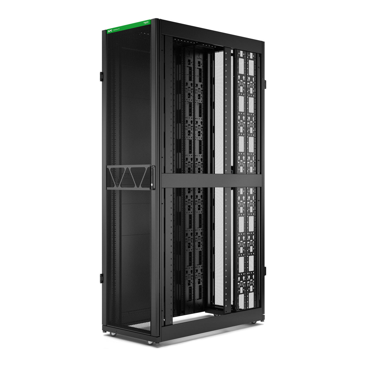 APC NetShelter SX Server Rack Gen 2, 48U, 2258H x 600W x 1200D mm, with Sides, Black
