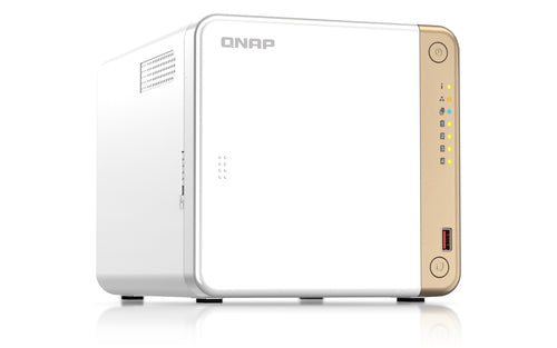 QNAP TS-462-4G NAS Tower Intel® Celeron® N4505 4 GB DDR4 0 TB QNAP QTS White