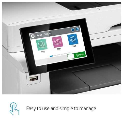HP Color LaserJet Enterprise LaserJet Enterprise M480f Multifunction Color Printer, Ethernet Only; Copier, Scanner