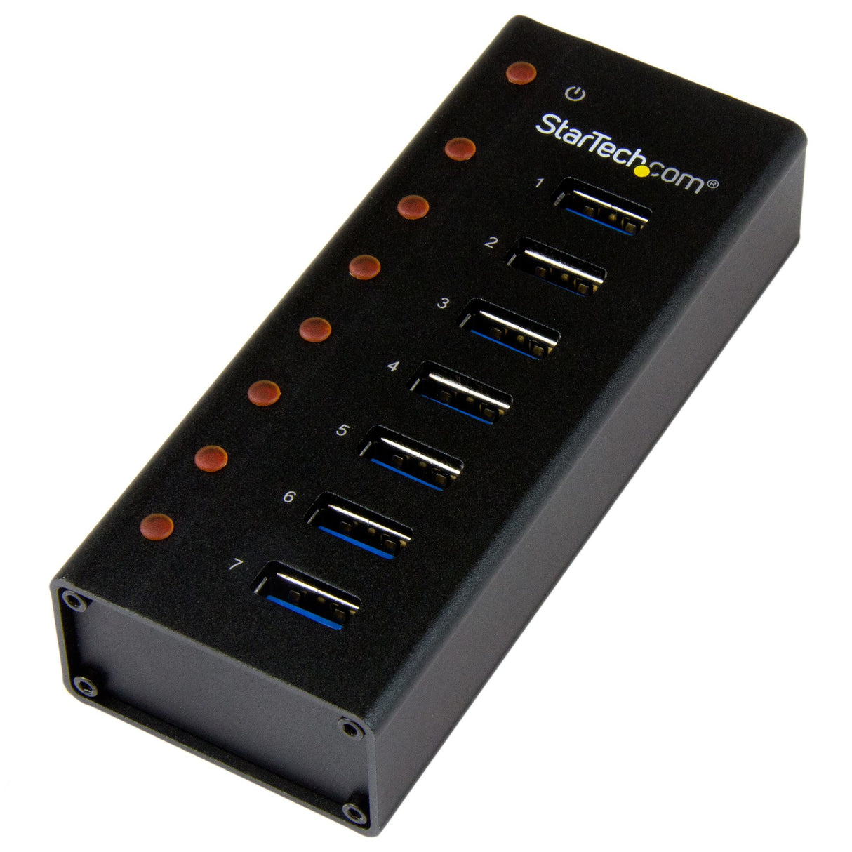 StarTech.com 7-Port USB 3.0 Hub (5Gbps) - Desktop or Wall-Mountable Metal Enclosure