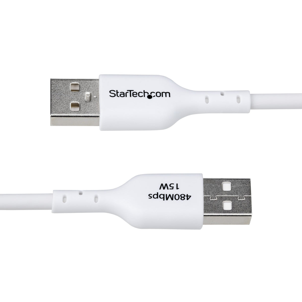 StarTech.com 6ft (1.8m) USB-A to USB-C Charging Cable, Charge & Sync, 3A, USB 2.0, TPE Jacket - White USB Charging Cord