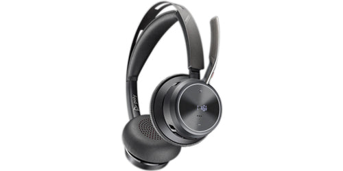 HP Poly Voyager Focus 2-M USB-C-C Headset USB-C/A Adapter Charging Stand