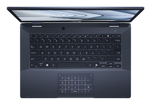 ASUS ExpertBook B3 Flip B3402FVA-XS54T Intel Core 5 120U Hybrid (2-in-1) 35.6 cm (14") Touchscreen Full HD 16 GB DDR4-SDRAM 512 GB SSD Wi-Fi 6E (802.11ax) Windows 11 Pro Black