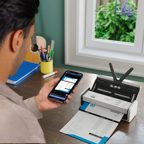 Brother ADS-1350W Sheet-fed scanner 600 x 600 DPI Black, White