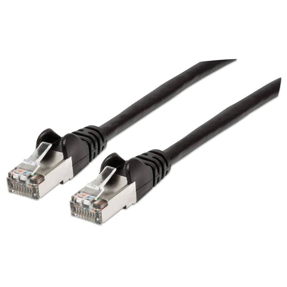 Intellinet IEC-C6AS-BK-1.5 networking cable Black 1.5 m Cat6a S/FTP (S-STP)