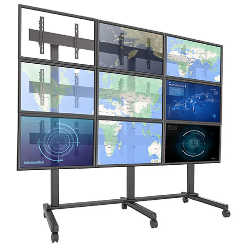 Chief Fusion® 3 x 3 Micro-Adjustable Large Freestanding Video Wall