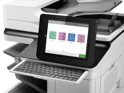 HP LaserJet Enterprise Flow M636z Wireless Multifunction Black and white Printer, Copier, Scanner; Duplex