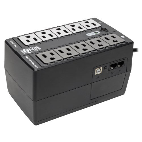 Tripp Lite Internet Series Standby 600VA 325W (10) 5-15R Outlets USB
