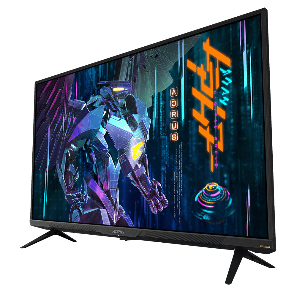 GIGABYTE AORUS FV43U 43” 4K Pro Gaming Monitor - 3840 x 2160 (UHD), 144Hz, 1ms, 750 cd/m2, FreeSync Premium Pro, DisplayHDR 1000 , HDMI 2.1, Displayport 1.4