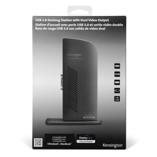 Kensington SD3500v Wired USB 3.2 Gen 1 (3.1 Gen 1) Type-B Black