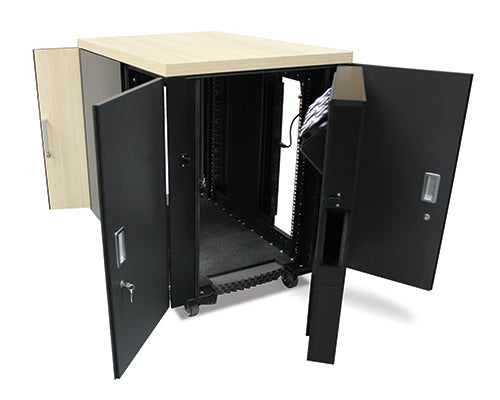 APC Netshelter CX 18U Freestanding rack Oak