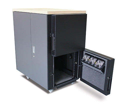 APC NetShelter CX 24U Freestanding rack Oak