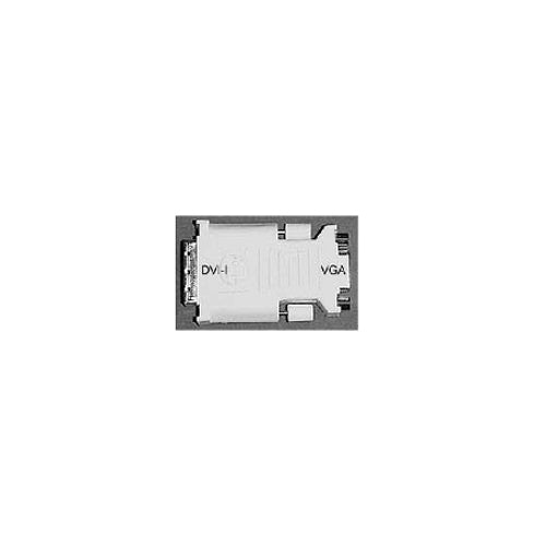 DELL 320-1615 cable gender changer DVI VGA Black, Grey
